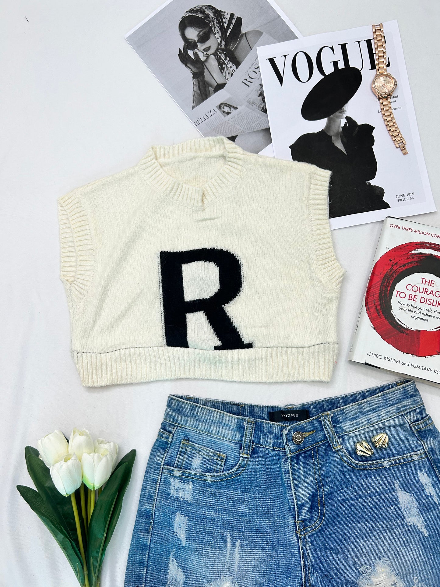 Crop R white