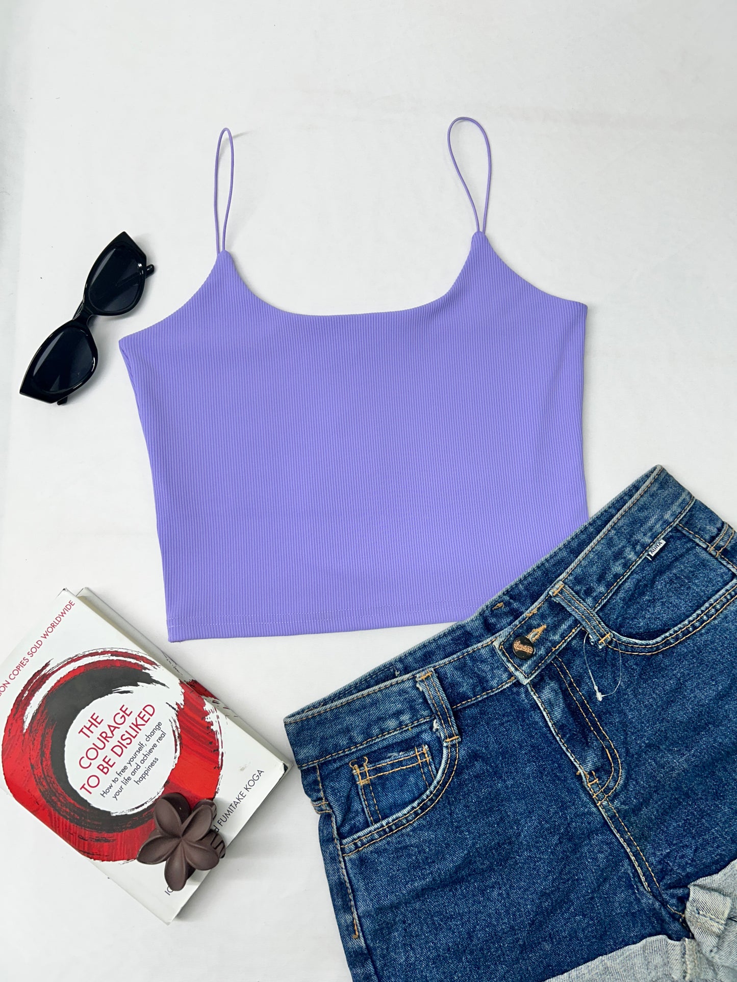 Strap Tank top -Lavender