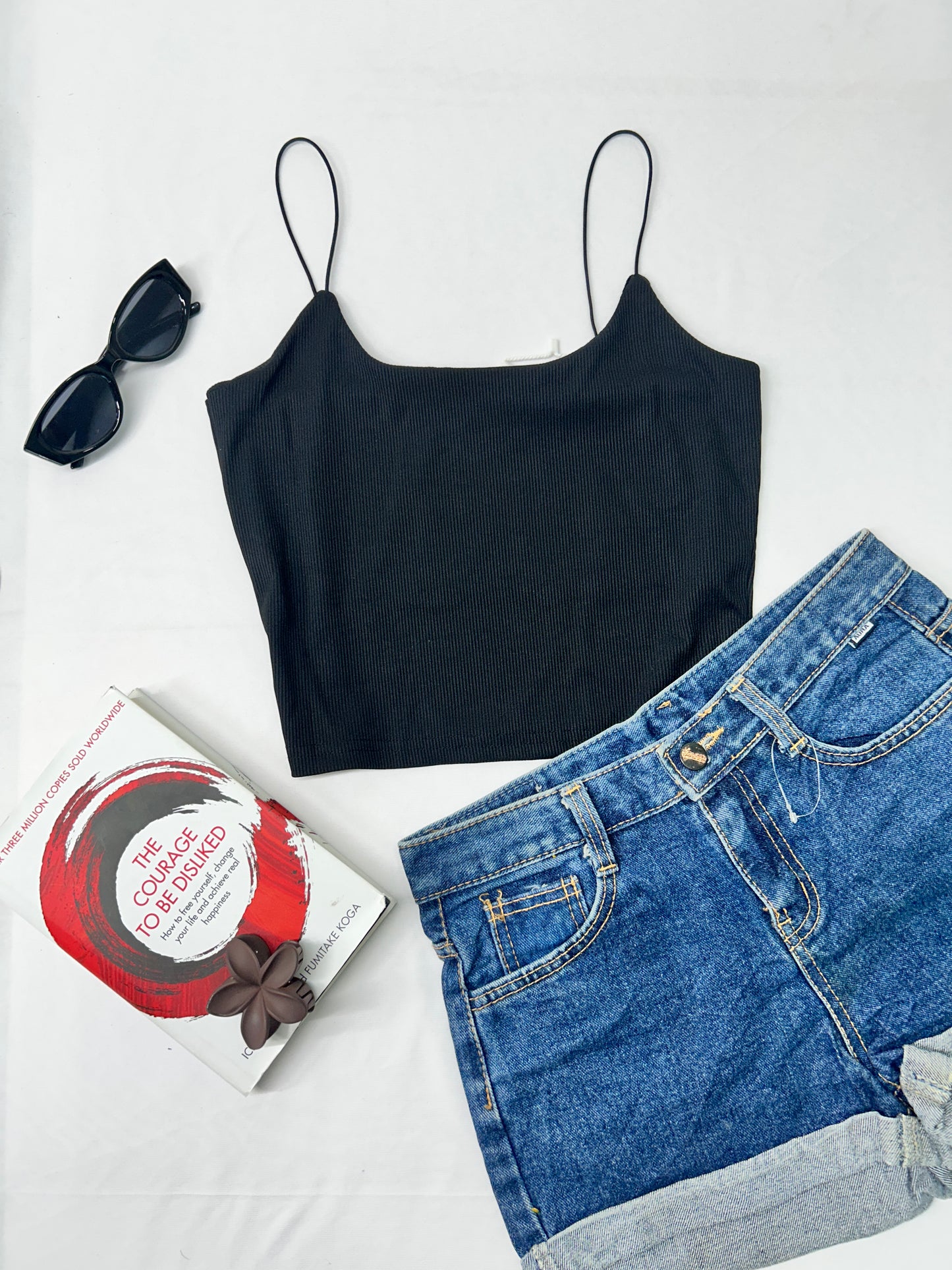 Strap Tank top - Black