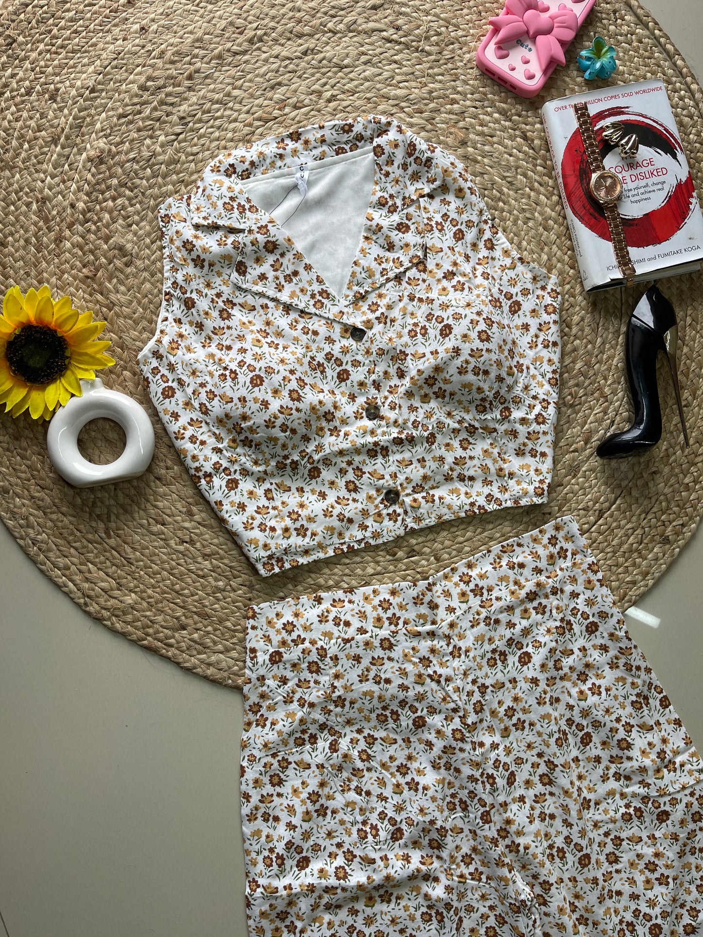 Cute floral print co-ord set