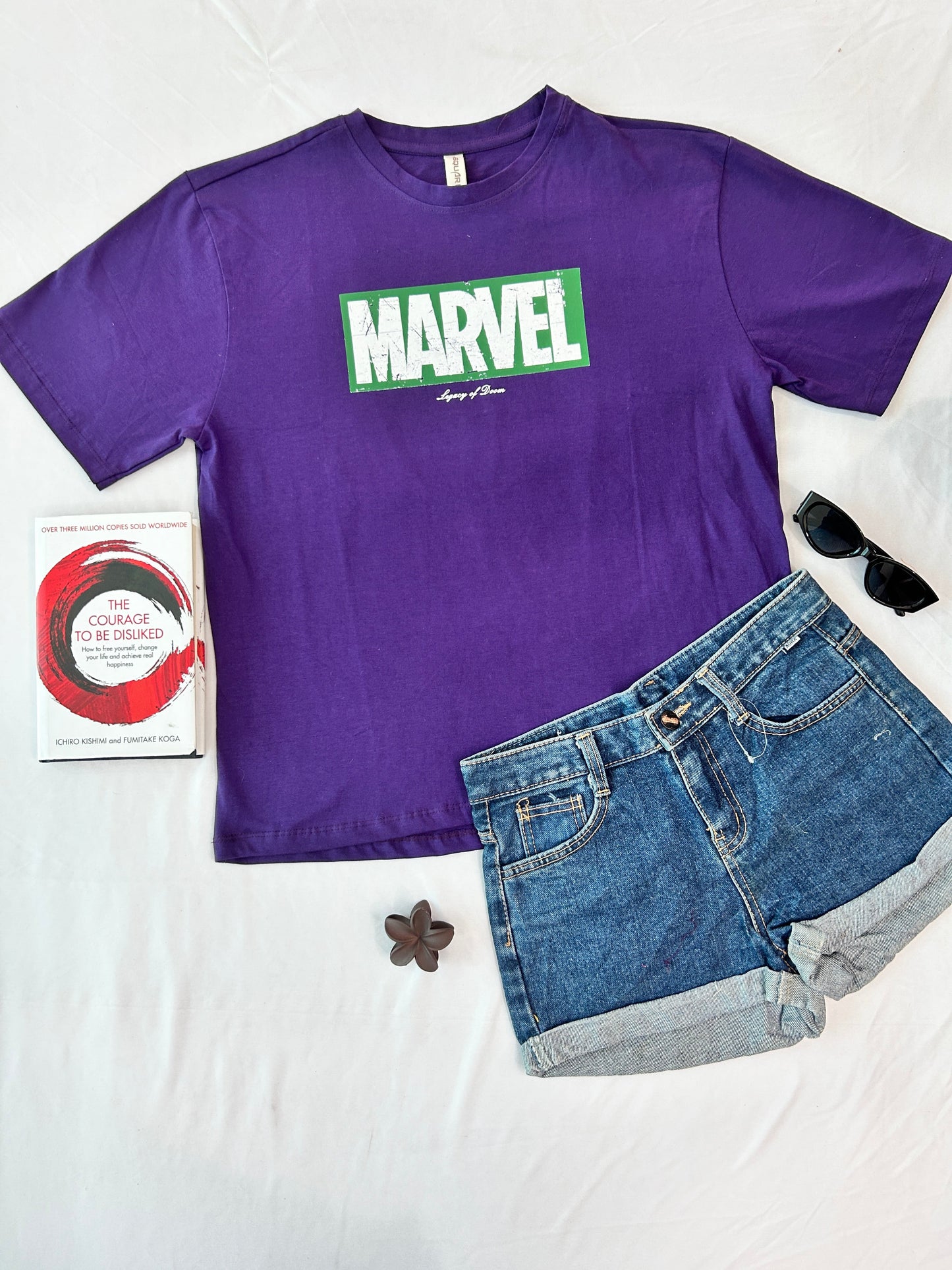 MARVEL-Purple T-SHIRT