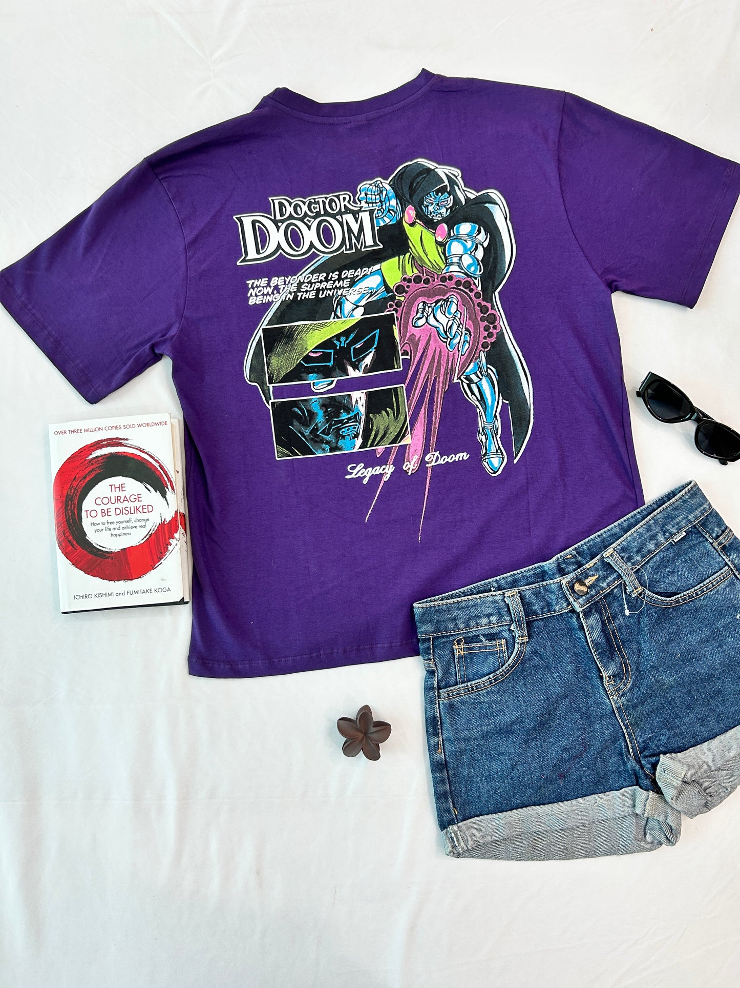 MARVEL-Purple T-SHIRT