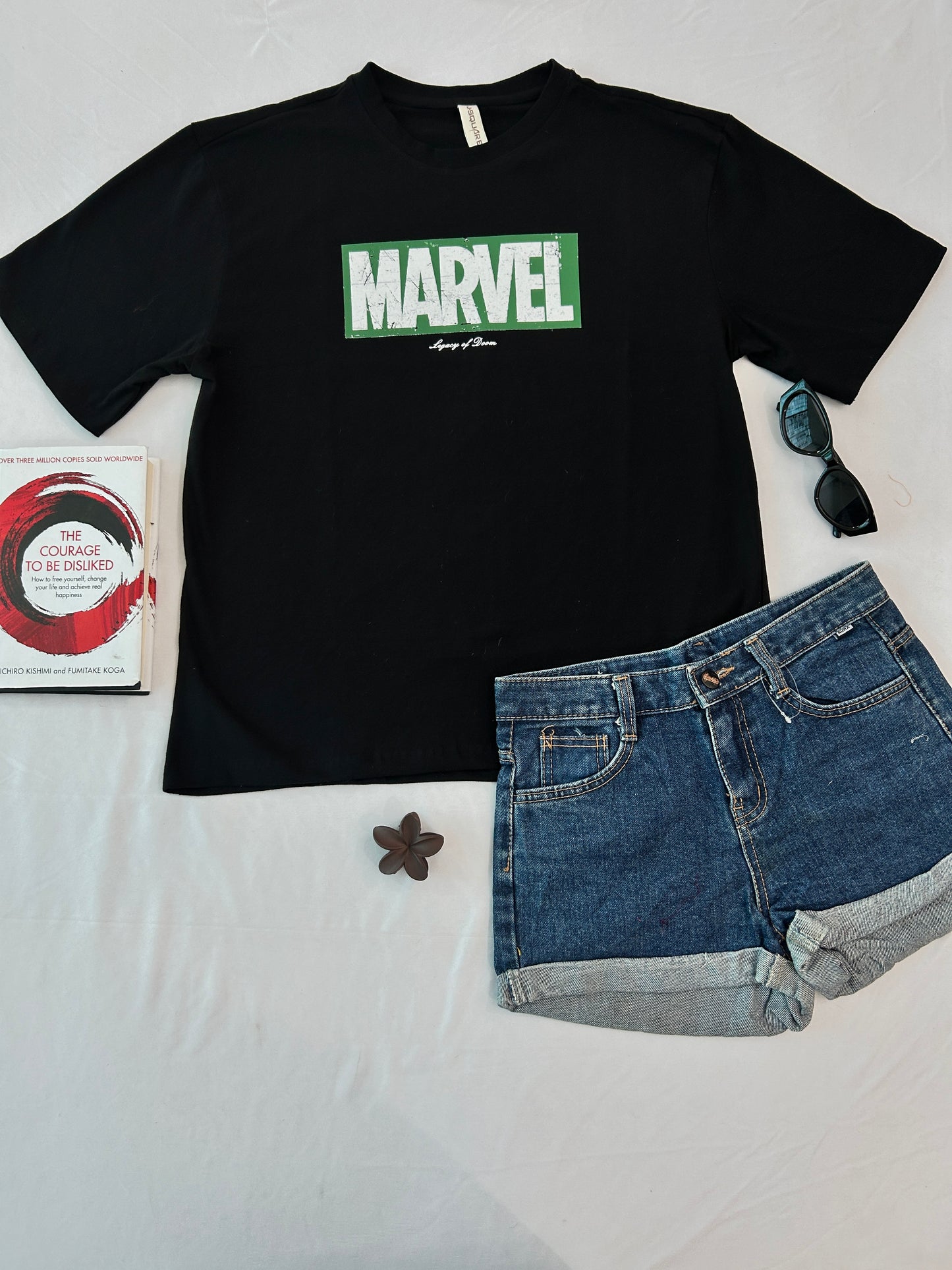 MARVEL-Black T-SHIRT