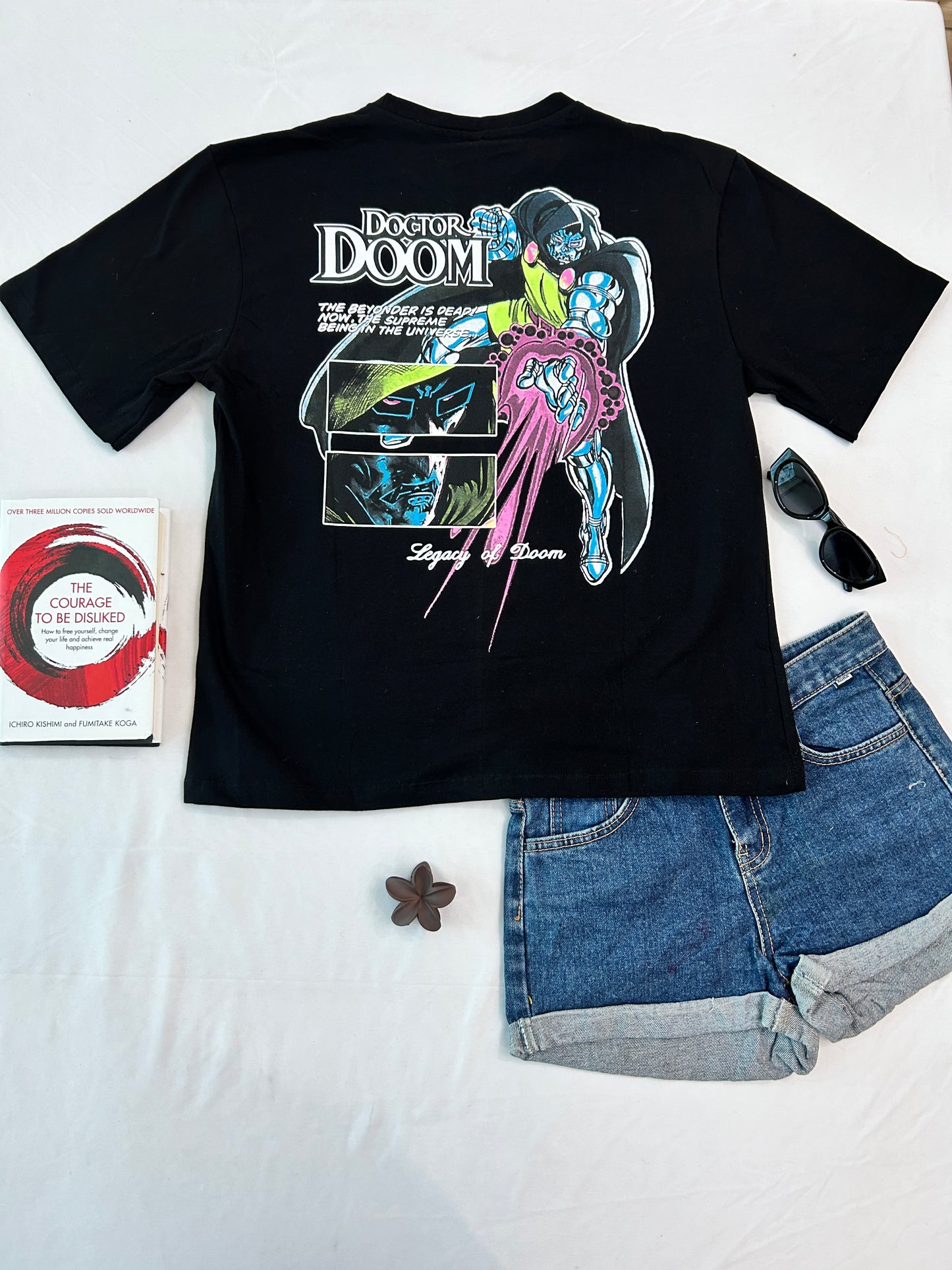 MARVEL-Black T-SHIRT