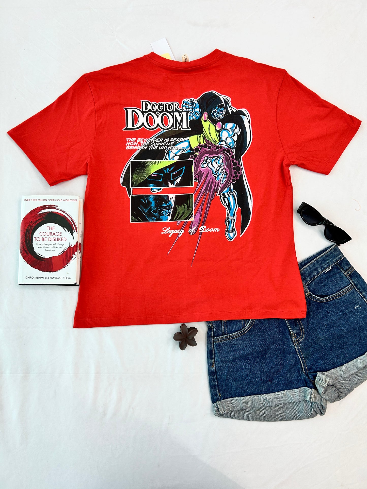 MARVEL-Orange T-SHIRT