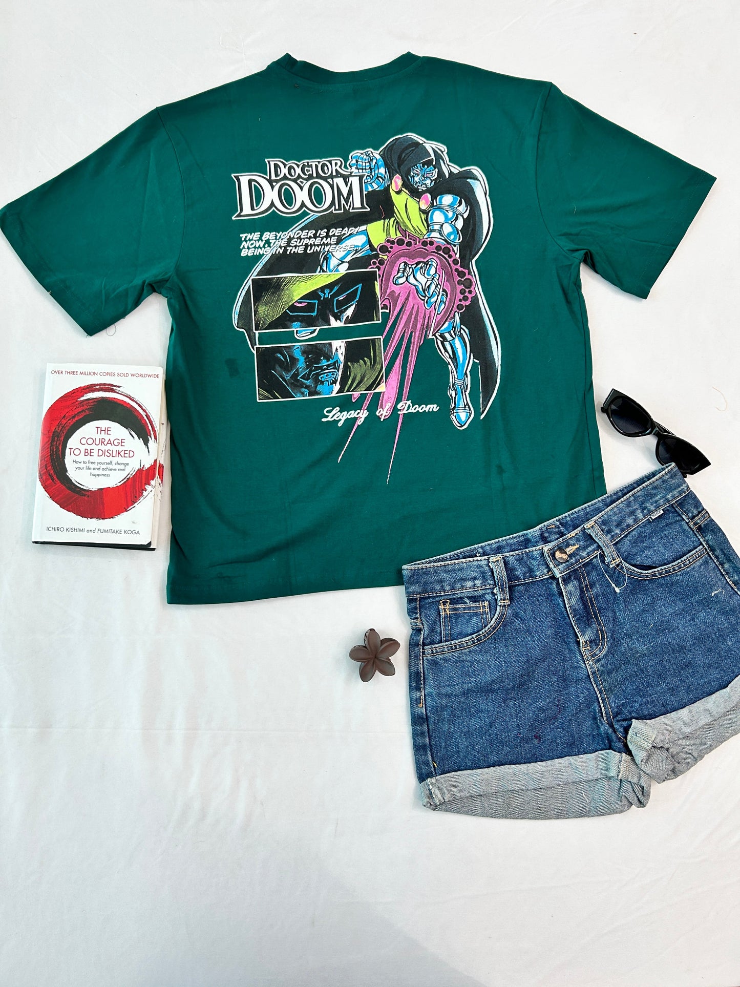 MARVEL-Green T-SHIRT