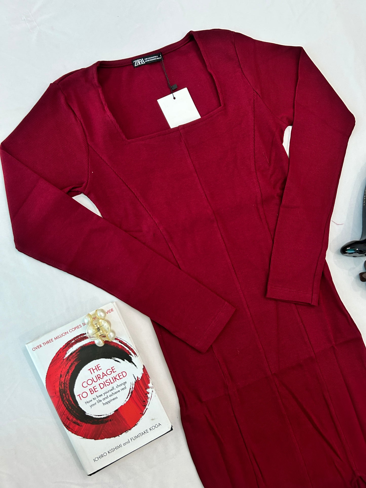 Zara Bodycon  dress-Maroon
