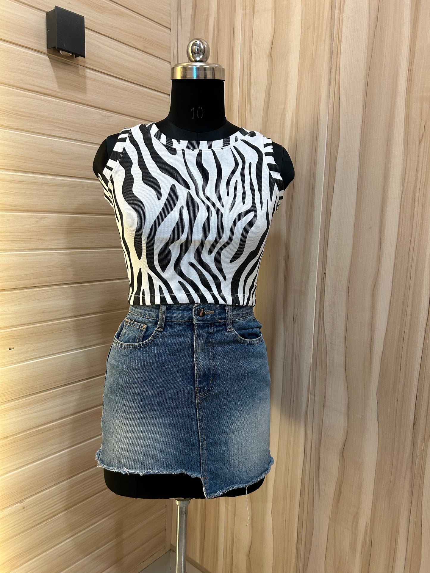 Zebra Tank top