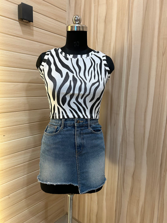 Zebra Tank top