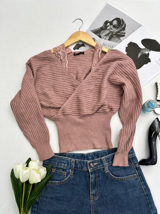 Mauve Lacey top
