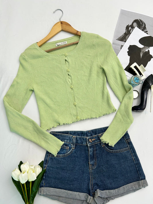 Green button top