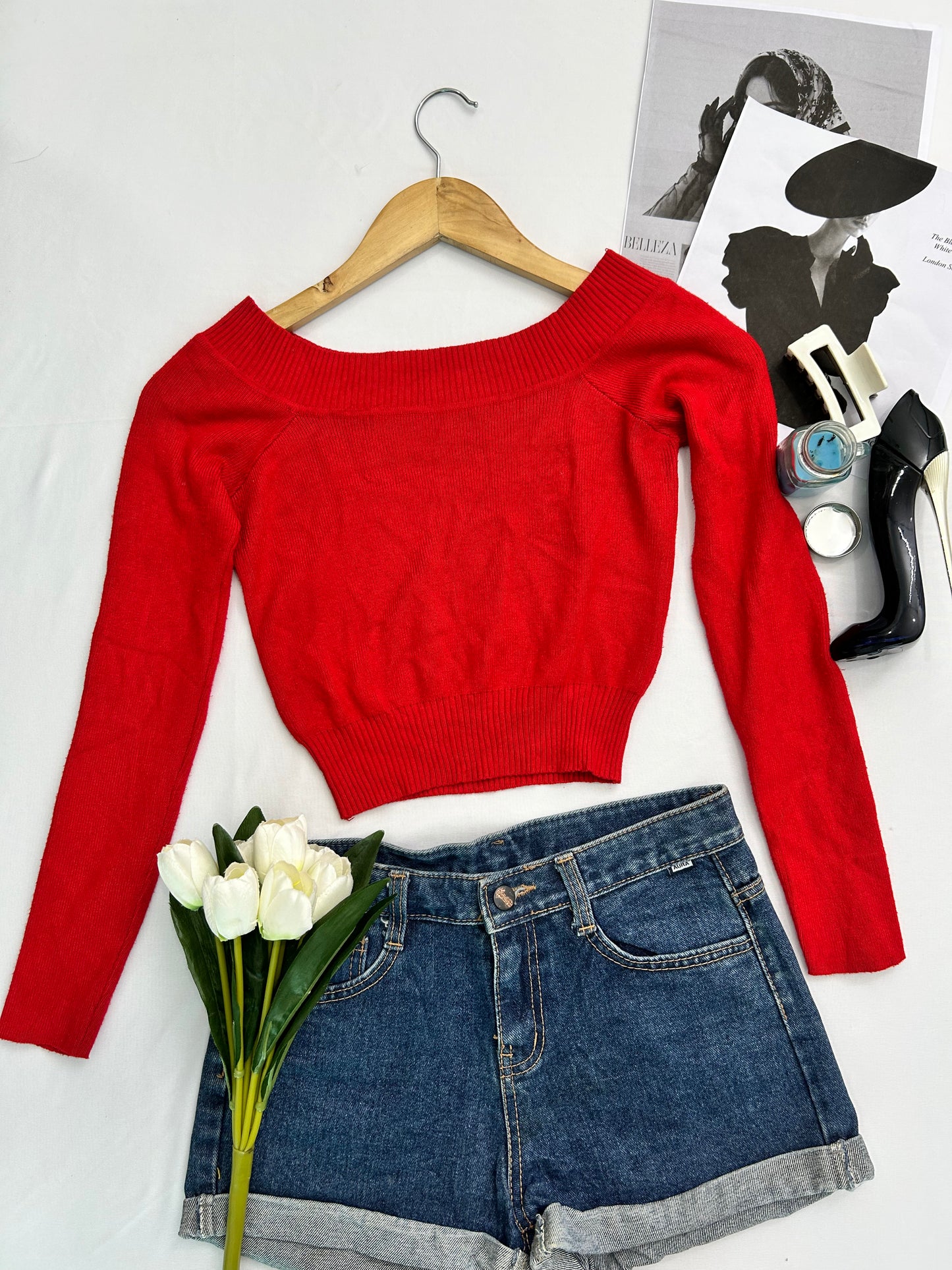 Red cute top