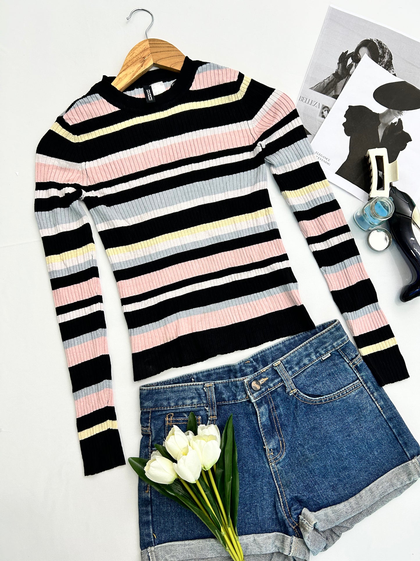 Stripe pretty top