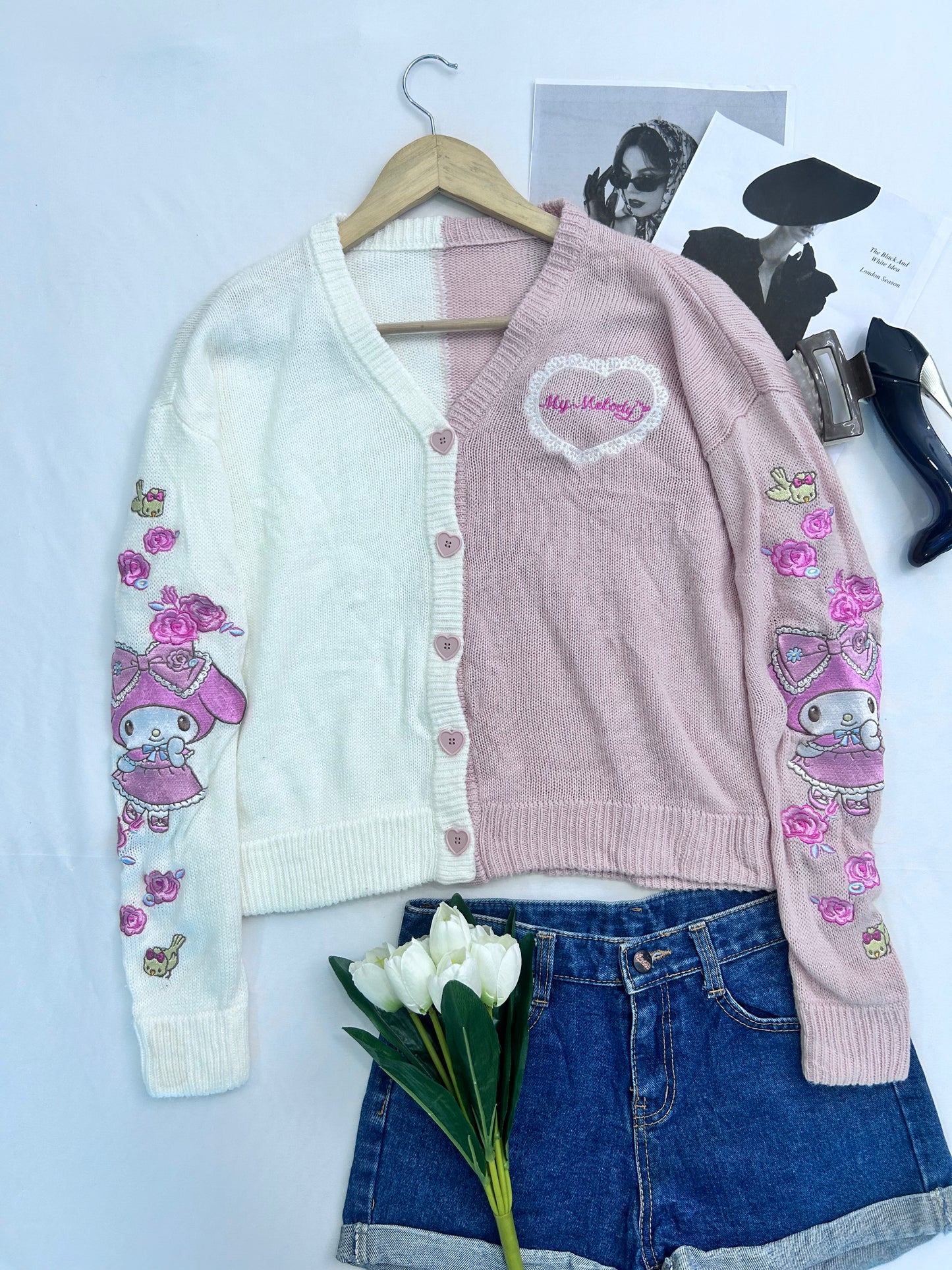 White and pink cutie