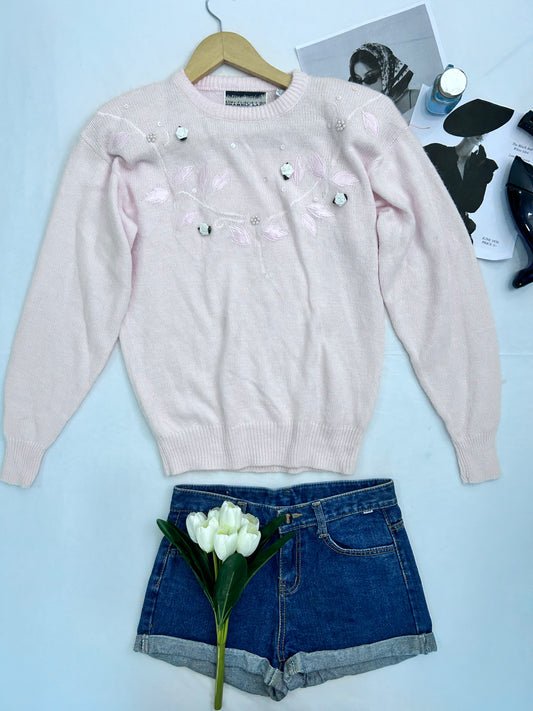 Pretty pink pullover