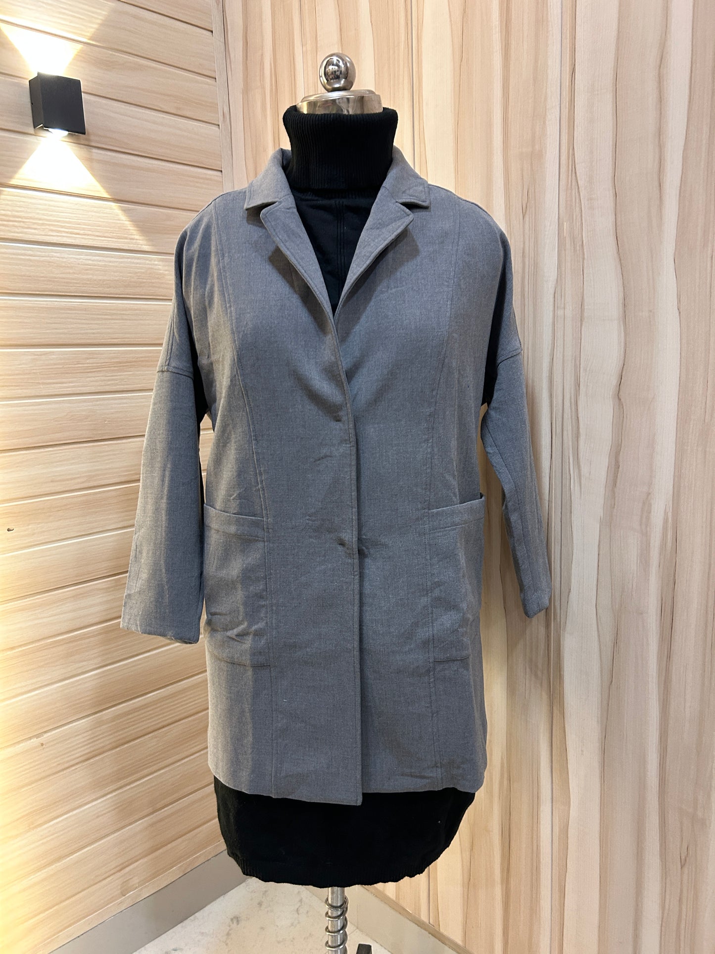 Grey Solid long