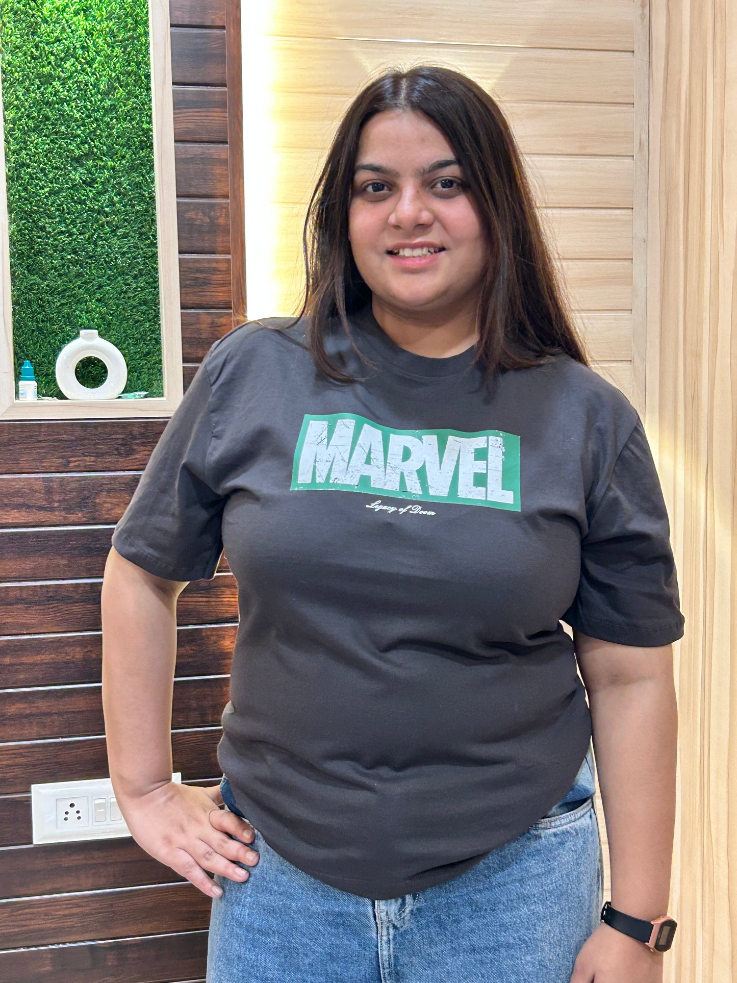 MARVEL-Dark Grey T-SHIRT
