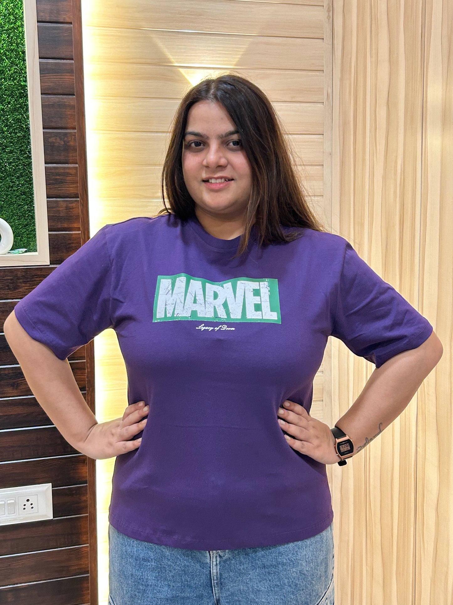 MARVEL-Purple T-SHIRT