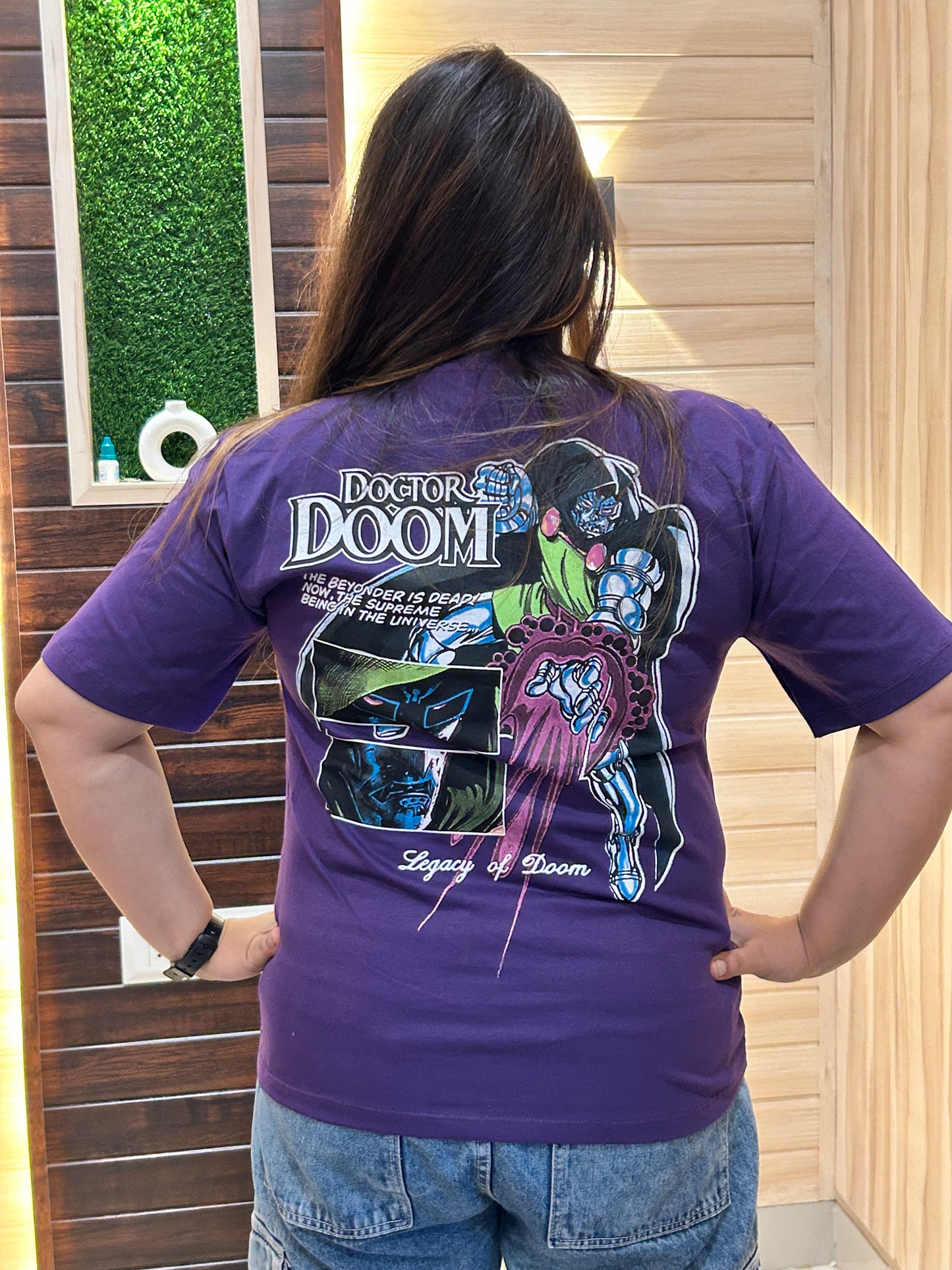 MARVEL-Purple T-SHIRT