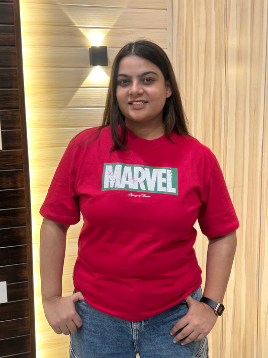 MARVEL-Hot pink T-SHIRT