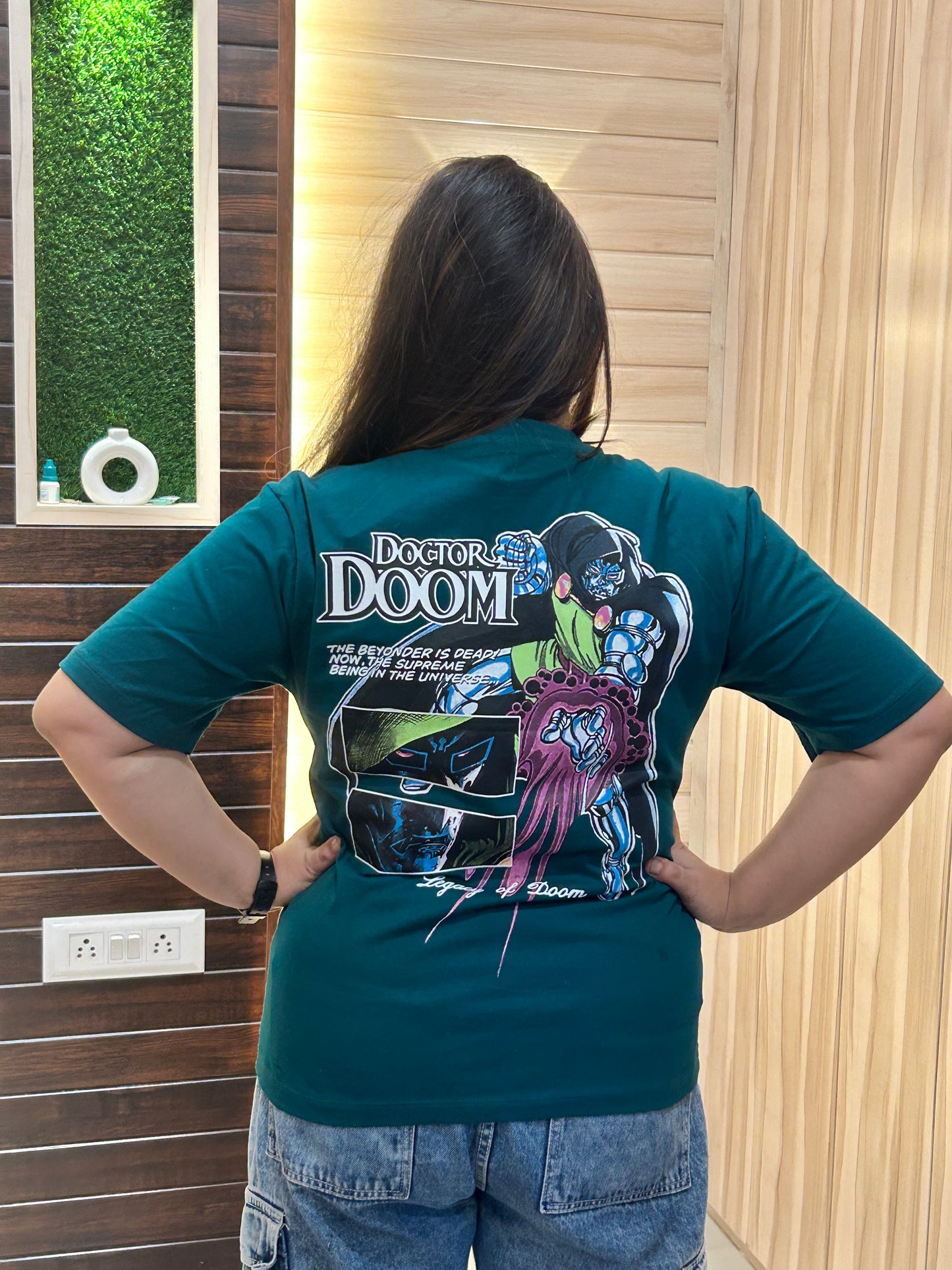 MARVEL-Green T-SHIRT