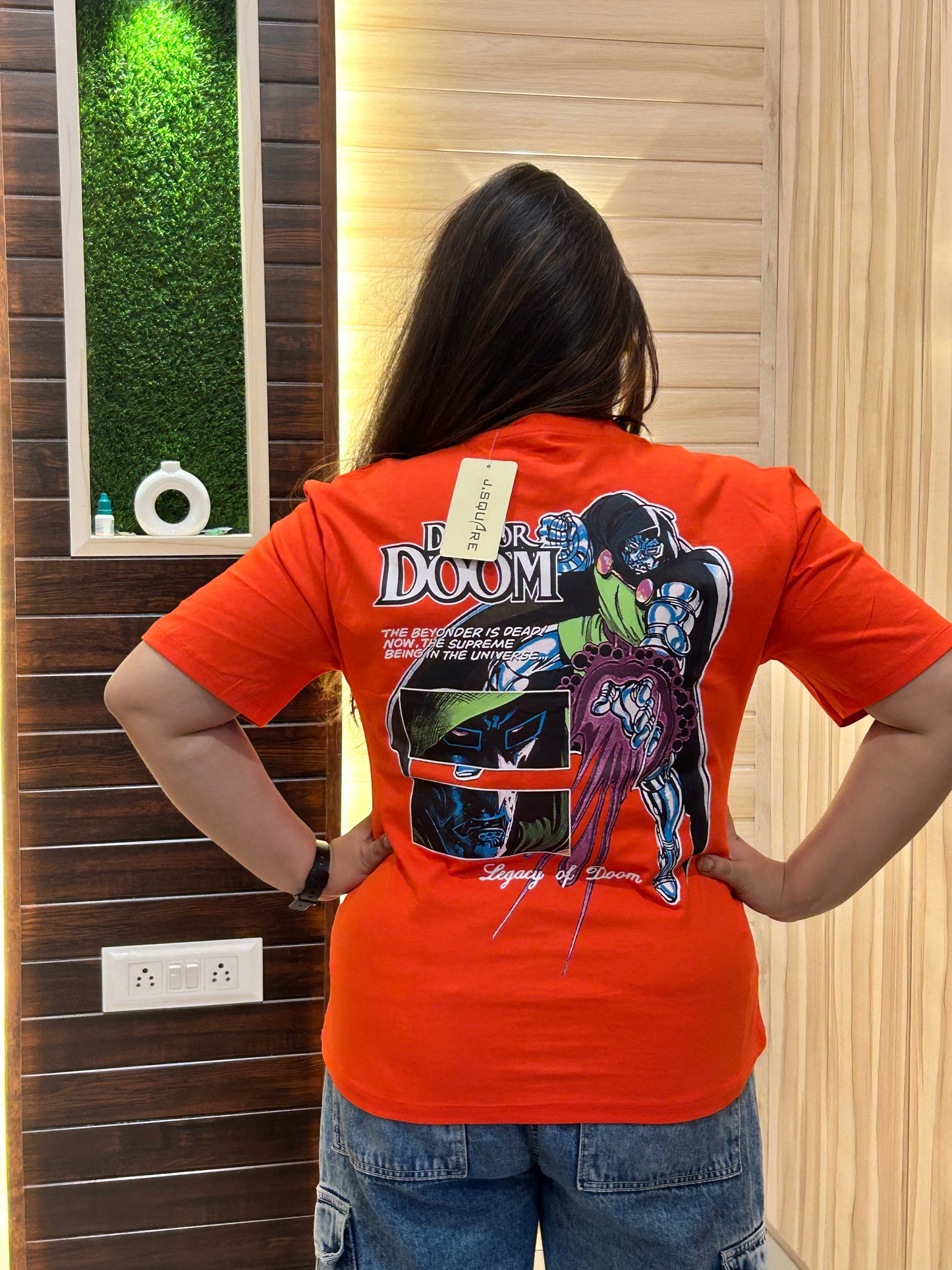 MARVEL-Orange T-SHIRT