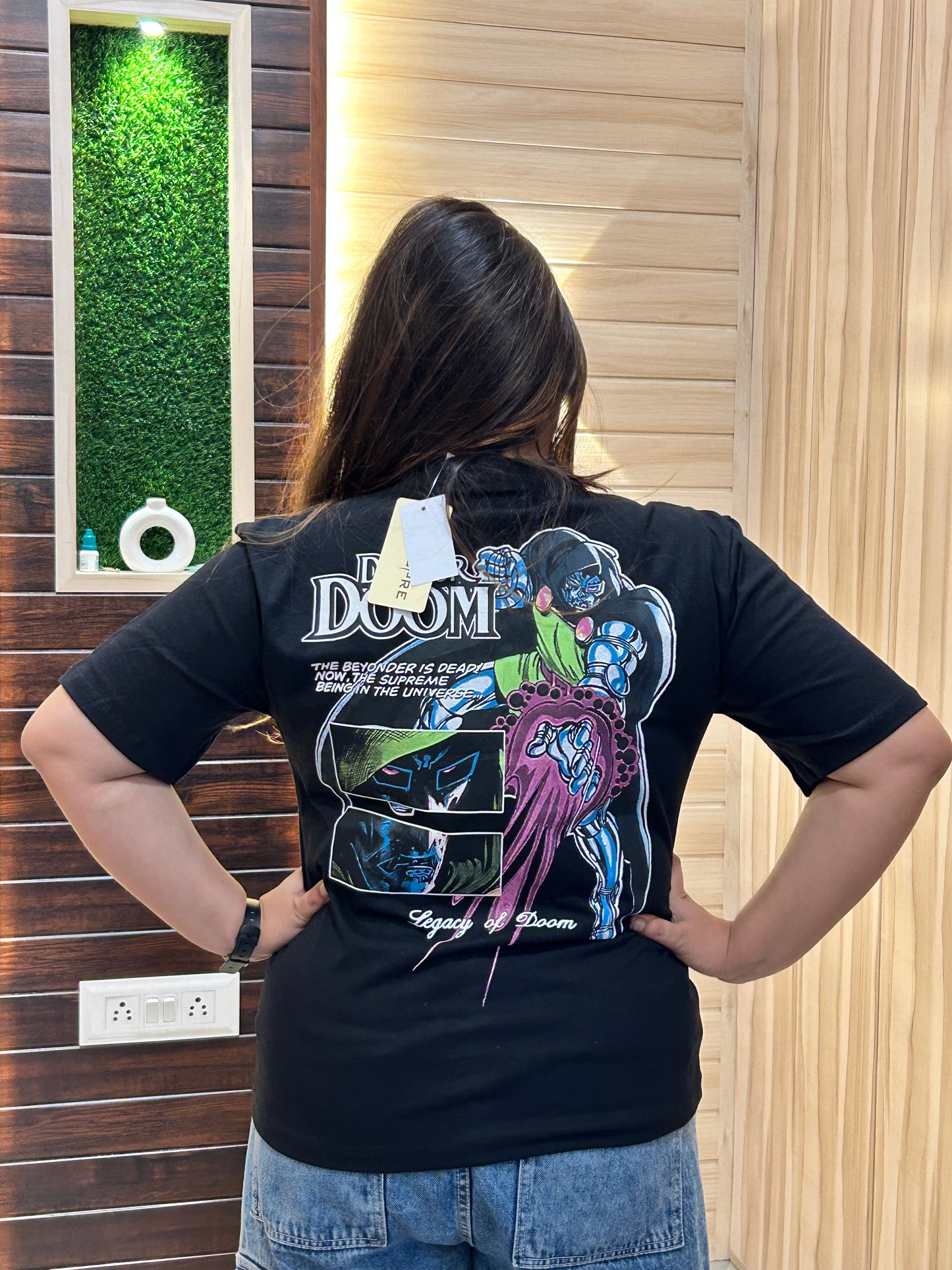 MARVEL-Black T-SHIRT