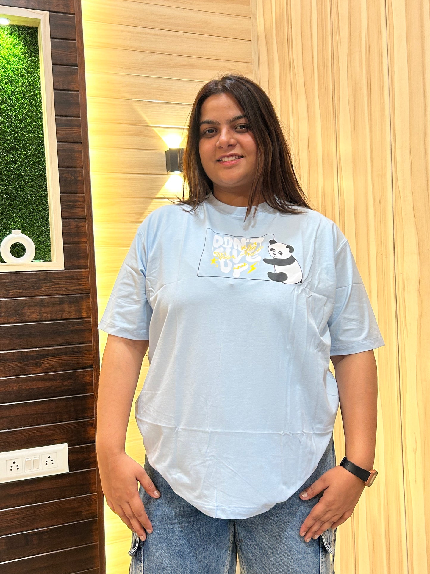 DONT GIVE UP ICE BLUE