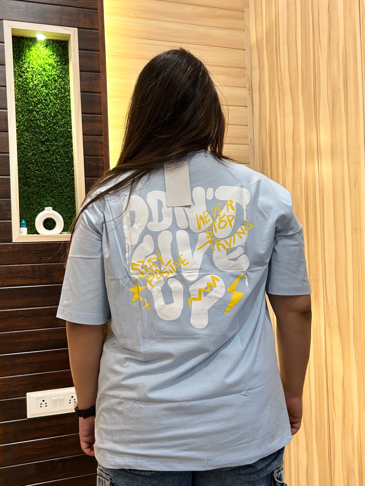 DONT GIVE UP ICE BLUE