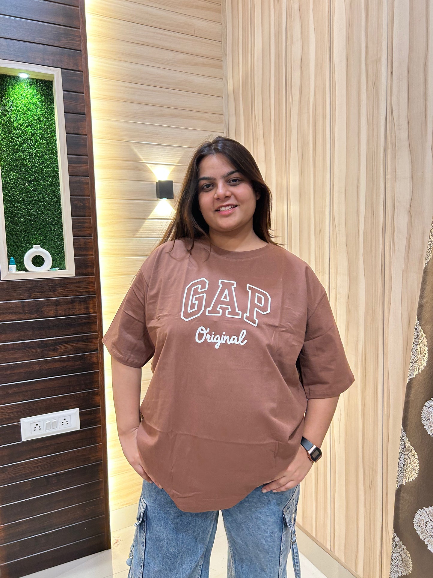 Baggie T-shirt - GAP-BROWN