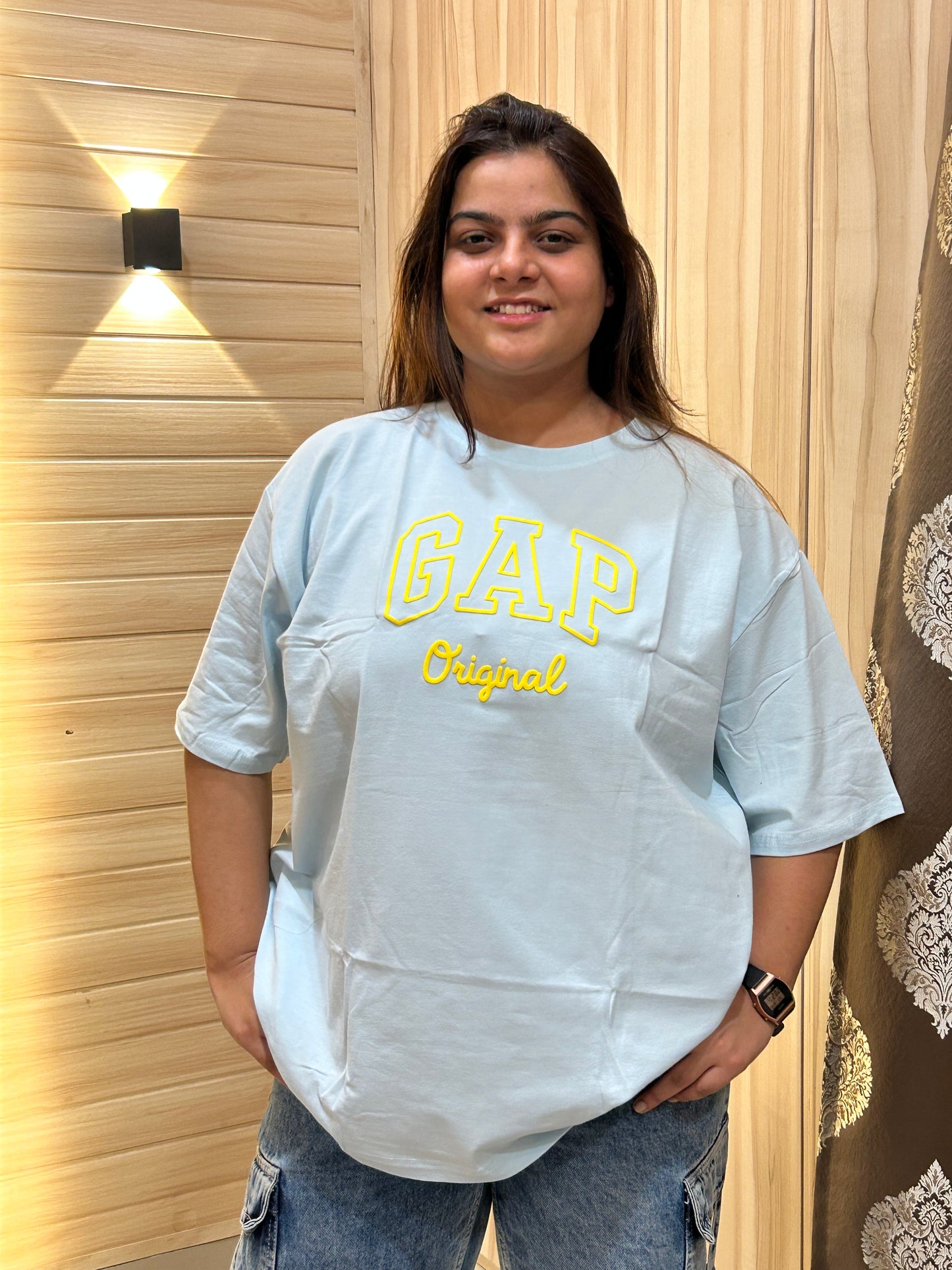 Baggie T-shirt - GAP- ICE BLUE