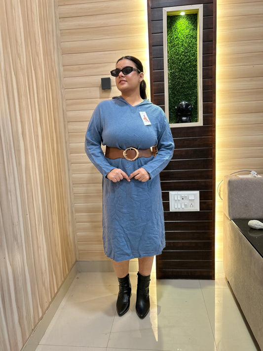 Blue dress hoddie