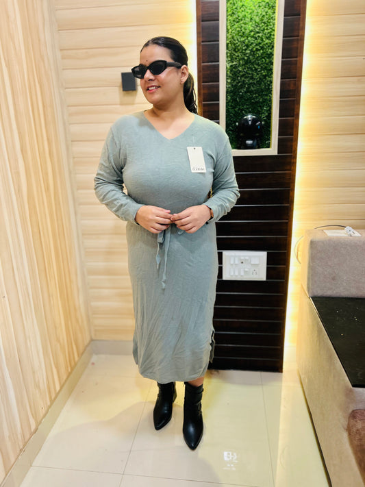 Pastel Knot Cute Dress for Women | Boho Freesize Surplus Dress