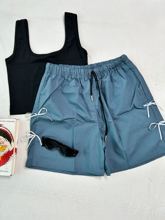 Pookie cotton short DARK GERY